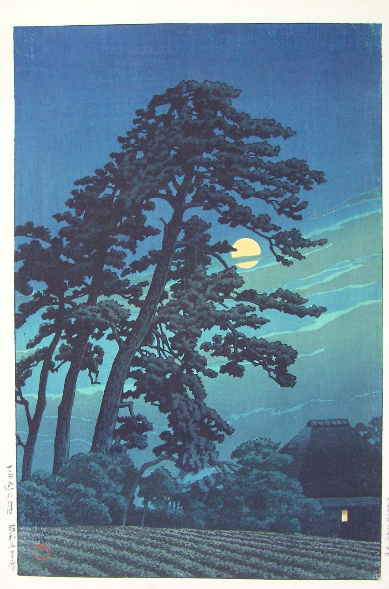 「東京二十景 馬込の月」<br />
1930(昭和5)年<br />
［後期展示］<br />
